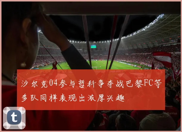沙尔克04参与哲科争夺战巴黎FC等多队同样表现出浓厚兴趣